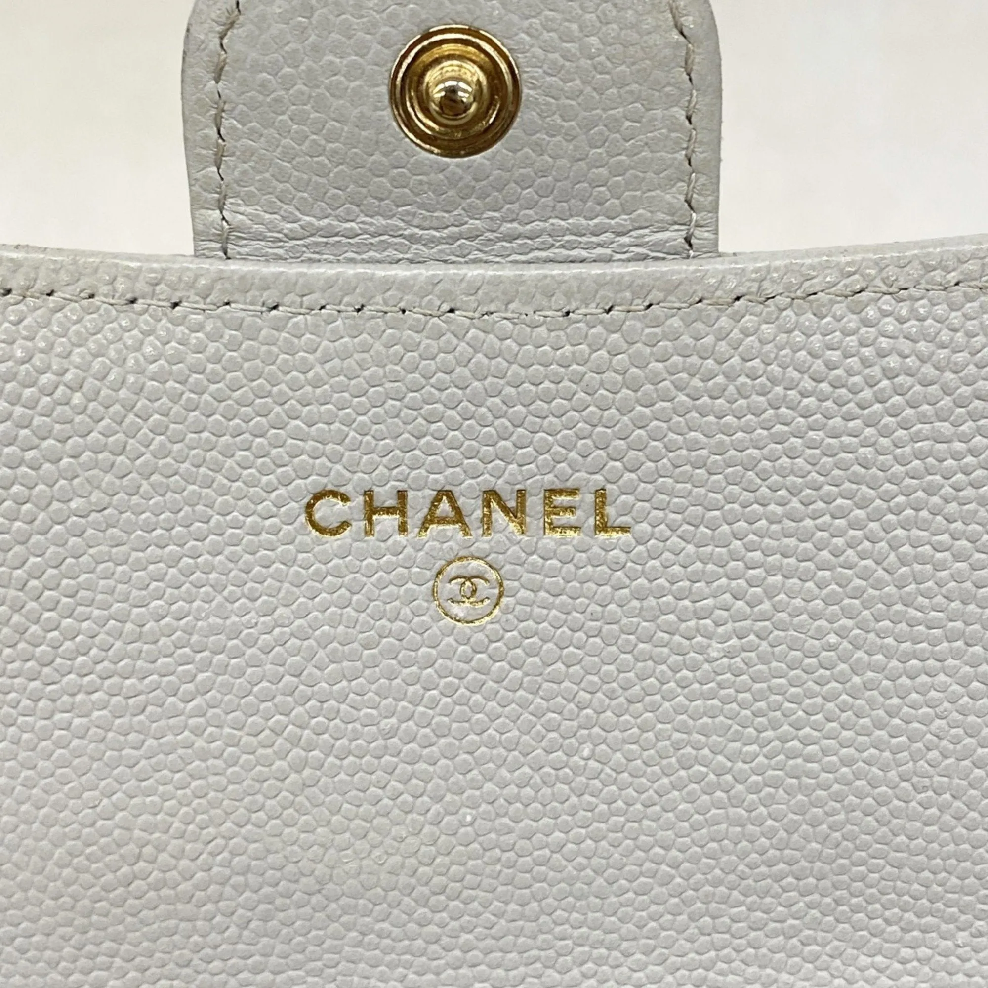 Chanel  Grained Calfskin Long Wallet (Bi-Fold) (Pre-Owned)