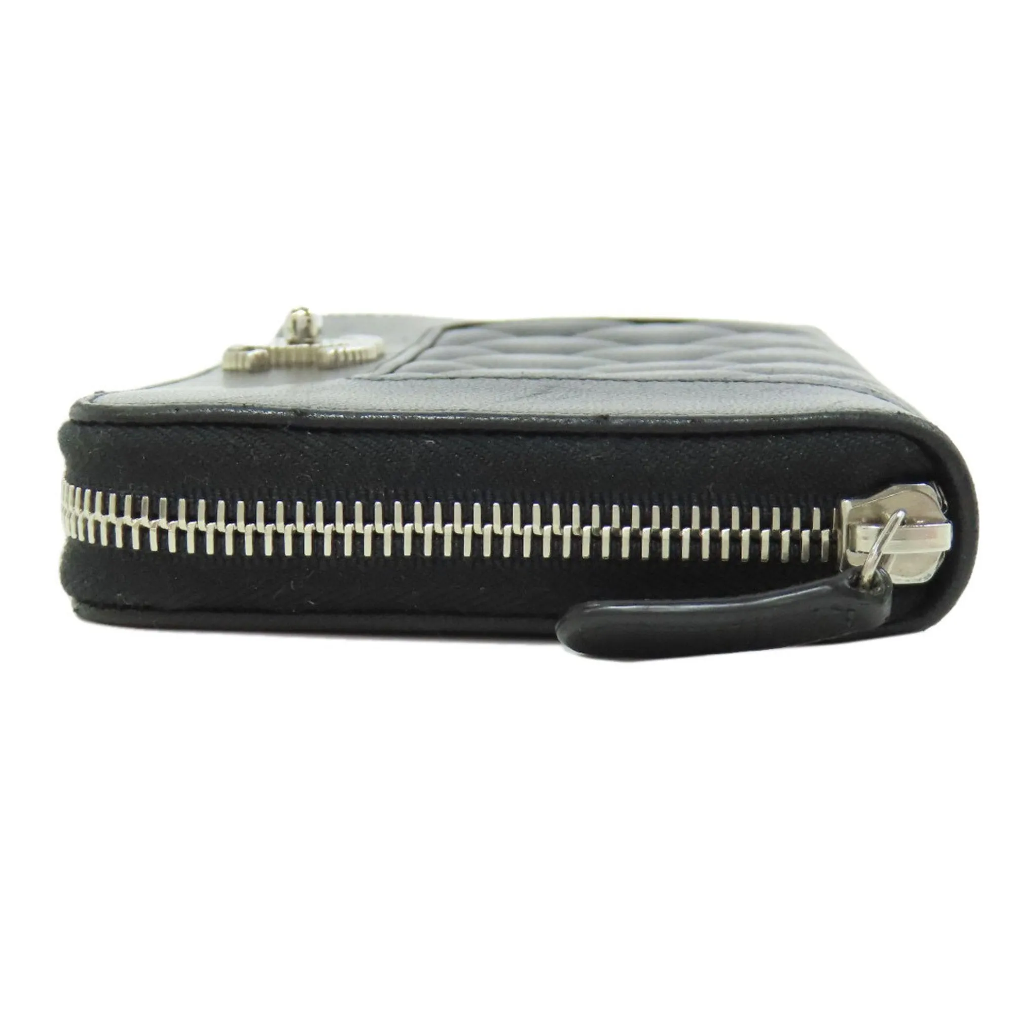 Chanel Leather Long Wallet (Bi-Fold) (Pre-Owned)