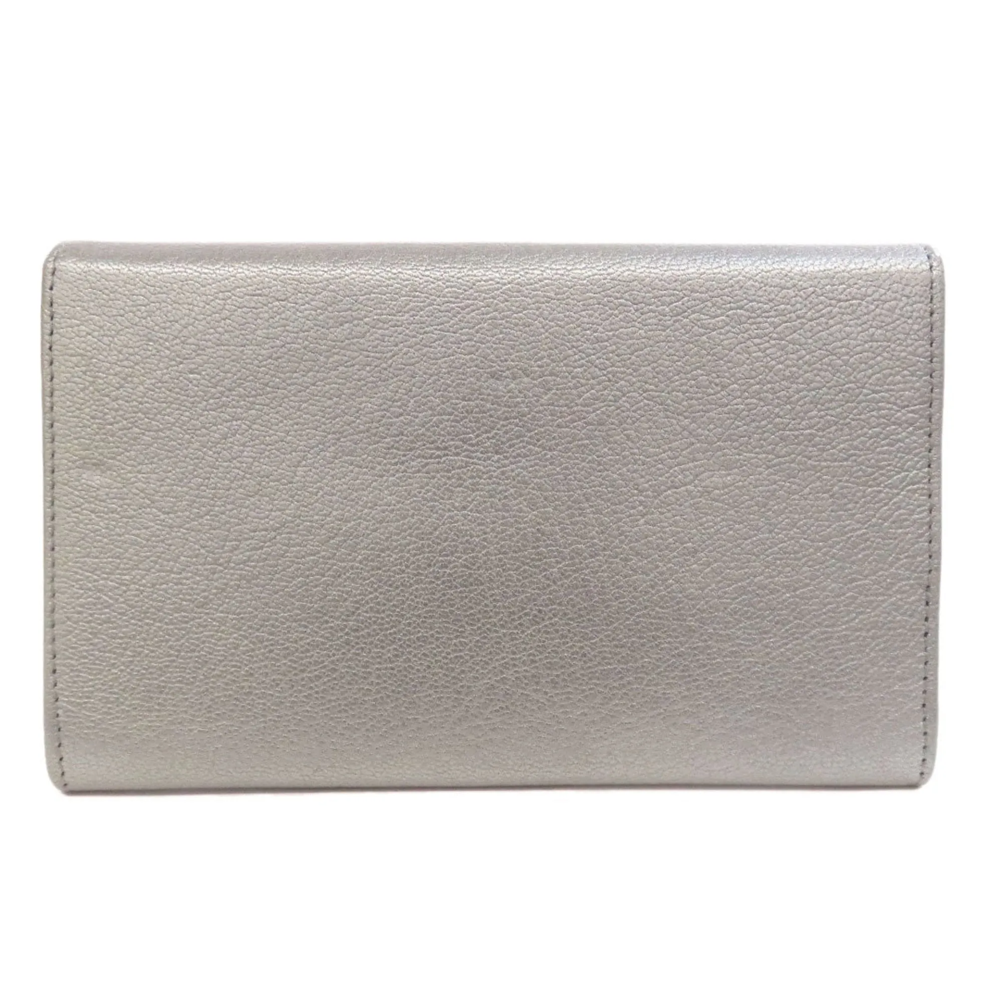 Chanel Leather Long Wallet (Bi-Fold) (Pre-Owned)