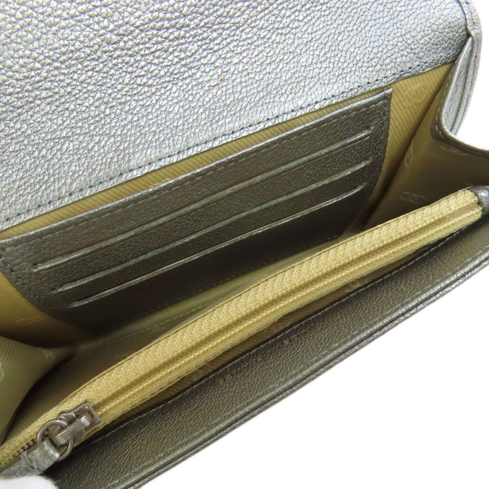 Chanel Leather Long Wallet (Bi-Fold) (Pre-Owned)