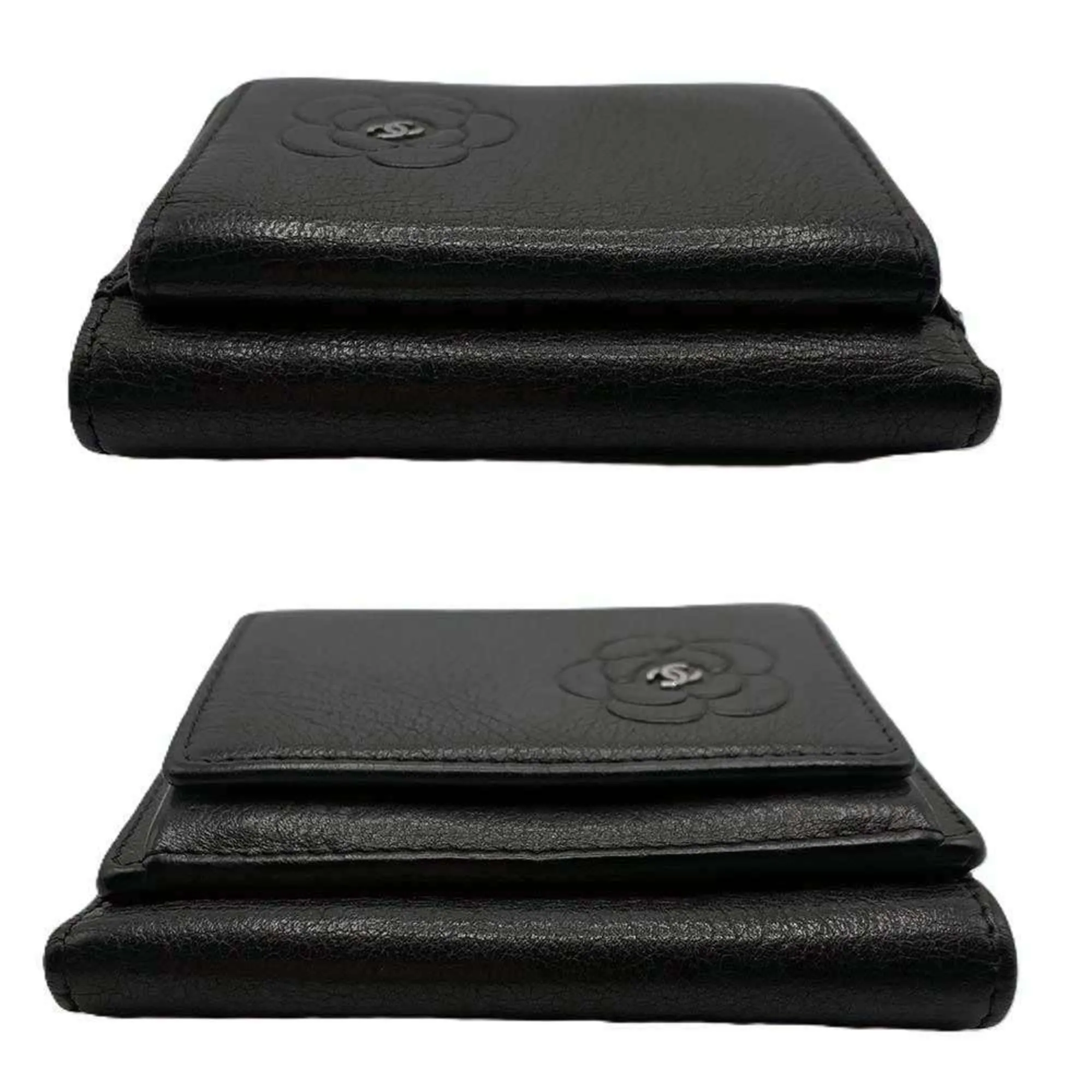 Chanel Leather Wallet (Tri-Fold) (Pre-Owned)