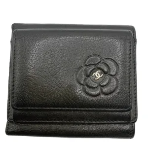 Chanel Leather Wallet (Tri-Fold) (Pre-Owned)