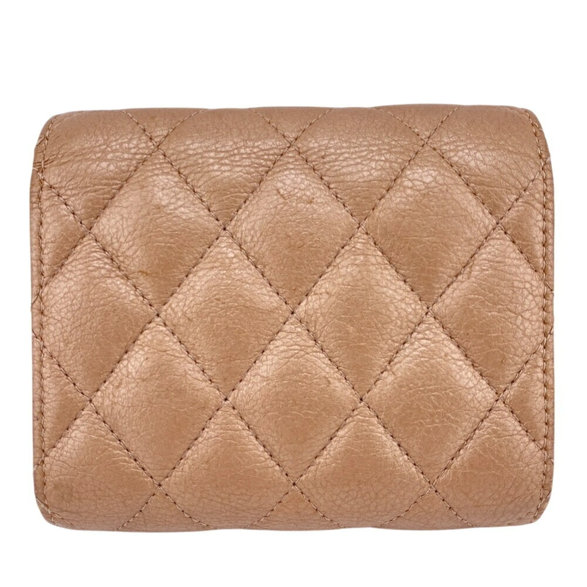 Chanel Leather Wallet (Tri-Fold) (Pre-Owned)