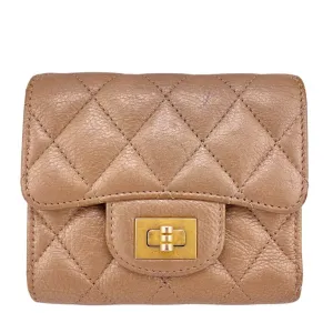 Chanel Leather Wallet (Tri-Fold) (Pre-Owned)