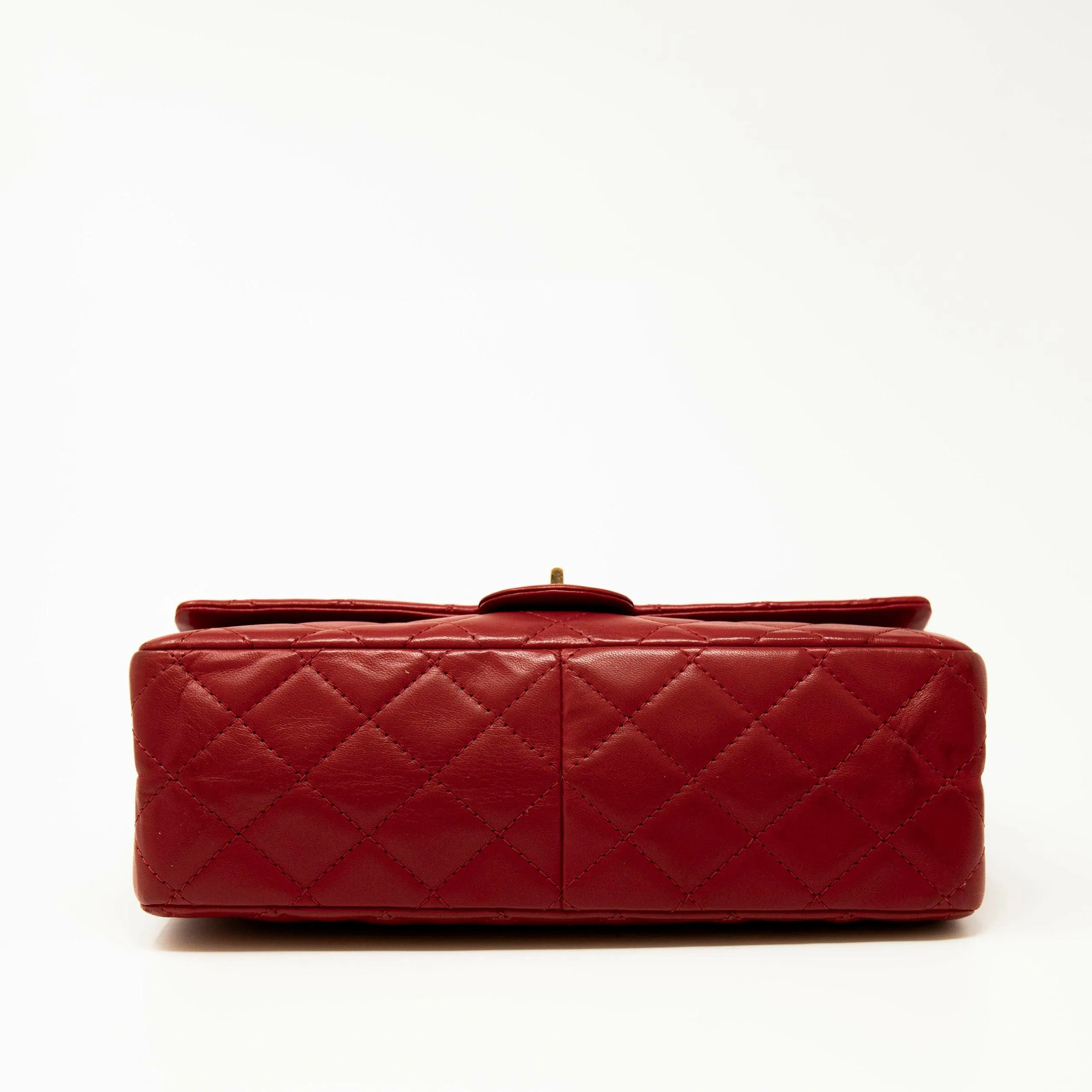 Chanel Red Lambskin 2.55 Reissue 226
