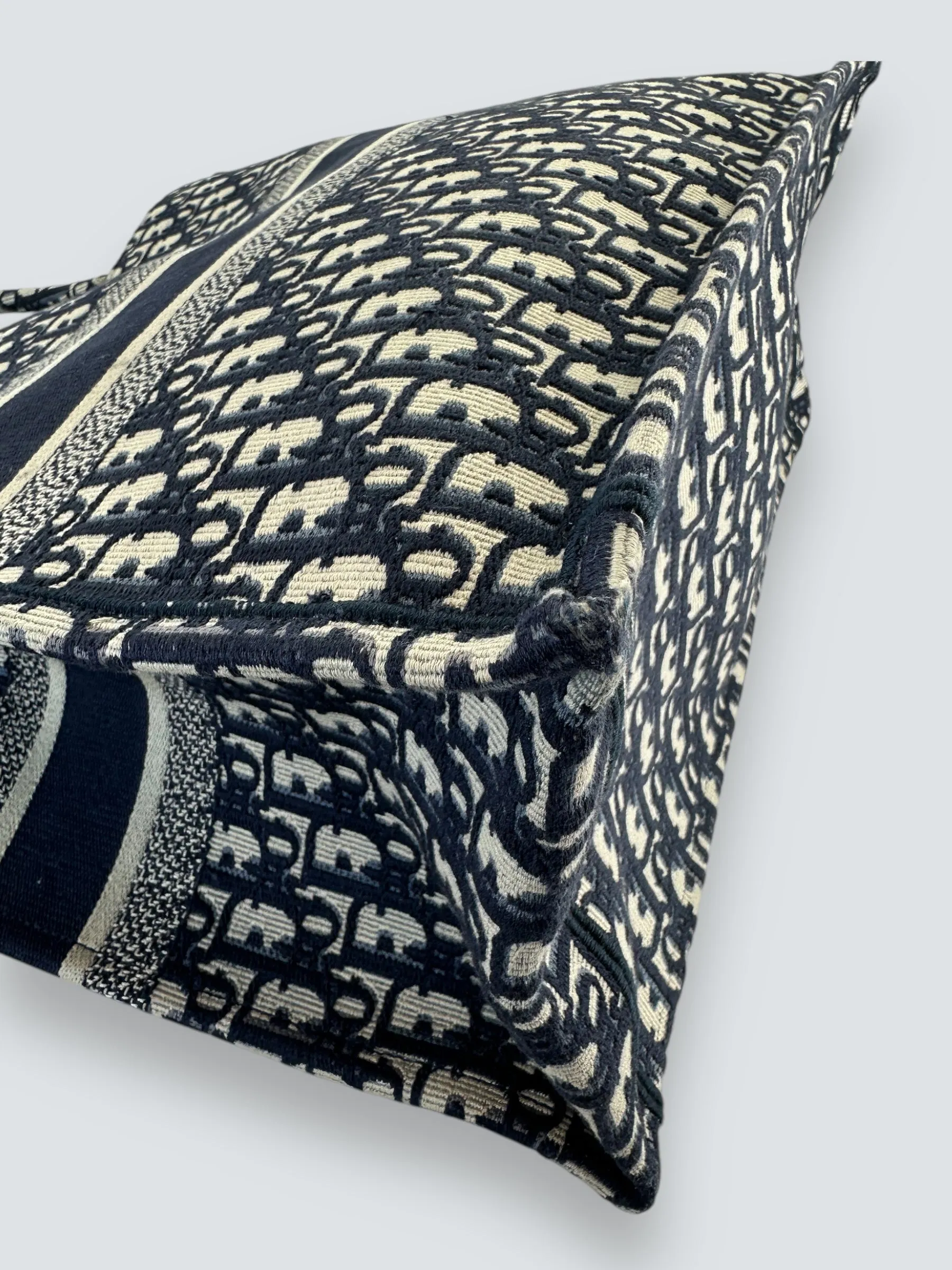 Christian Dior Jacquard Monogram Canvas Large Book Tote