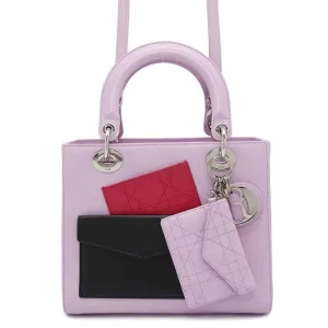 Christian Dior Lady Dior Leather Handbag (Pre-Owned)