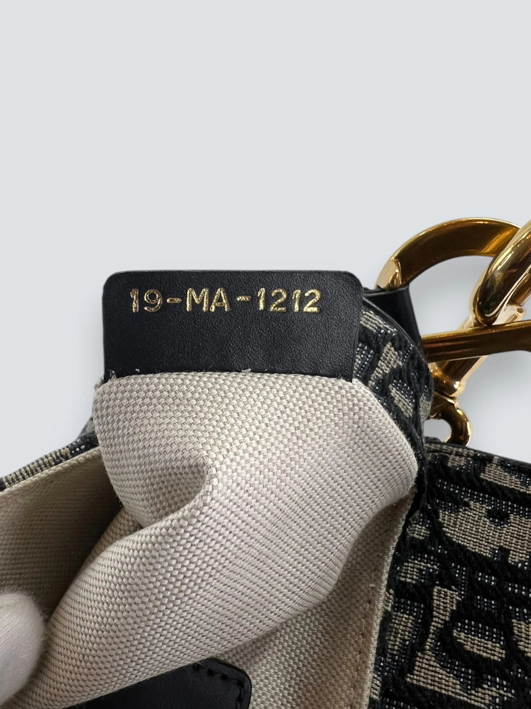 Christian Dior Monogram Canvas & Leather Small Saddle Bag