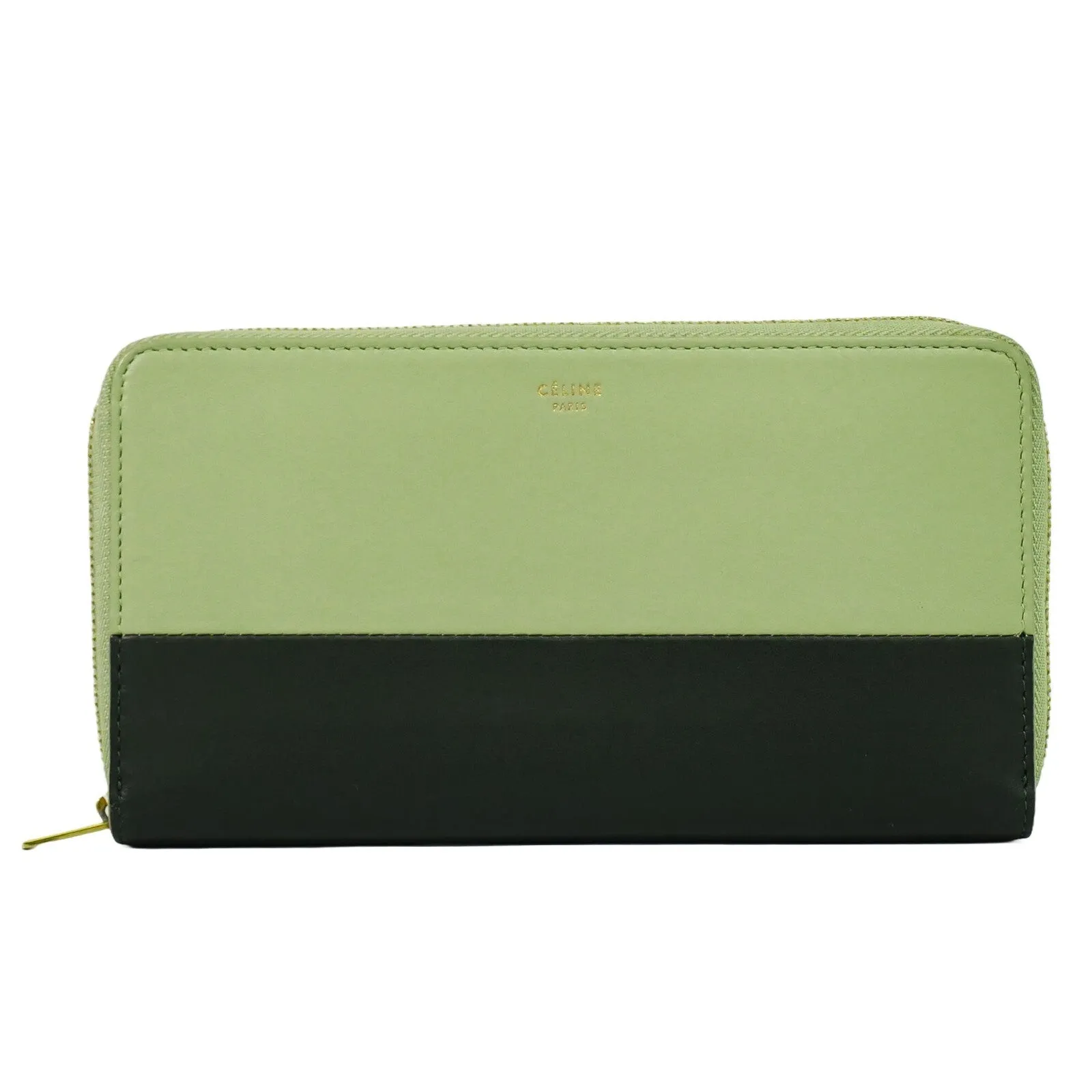 Cline Zip Around Leather Wallet (Pre-Owned)
