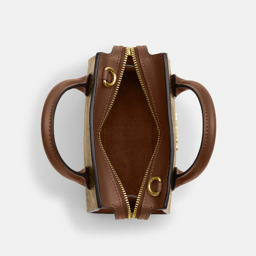 C.O.A.C.H Andrea Mini Carryall In Signature Canvas Bag