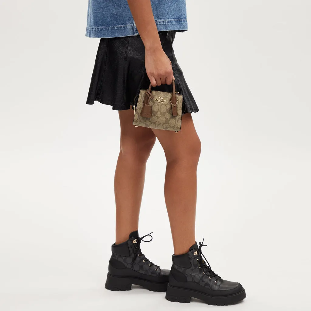 C.O.A.C.H Andrea Mini Carryall In Signature Canvas Bag