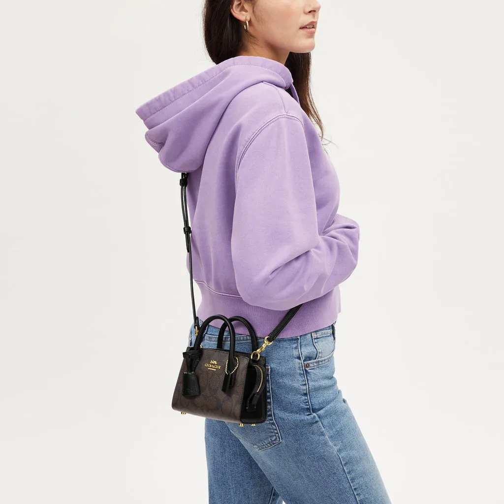 C.O.A.C.H Andrea Mini Carryall In Signature Canvas Bag