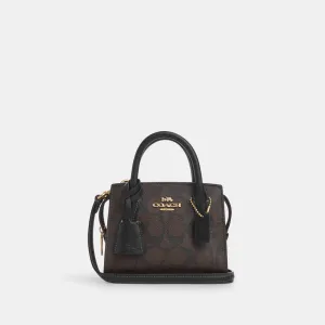 C.O.A.C.H Andrea Mini Carryall In Signature Canvas Bag