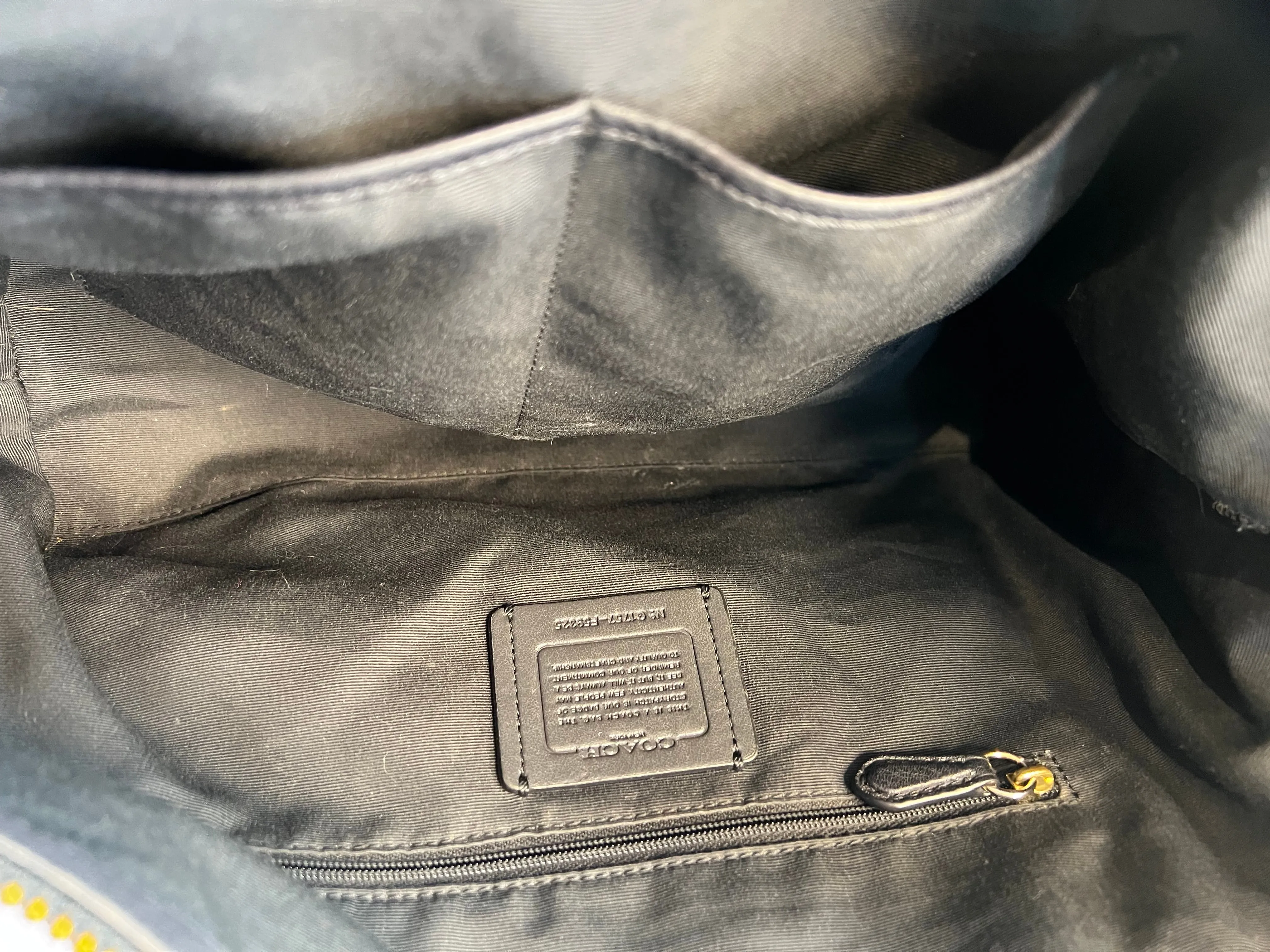 Coach Black Leather Crossbody