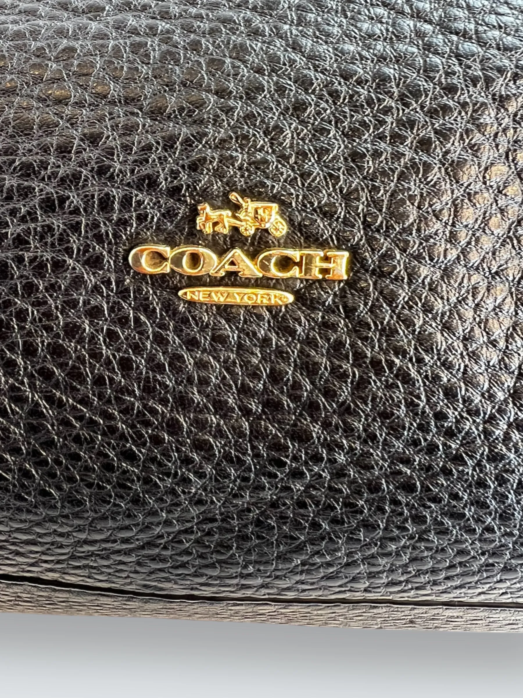 Coach Black Leather Crossbody