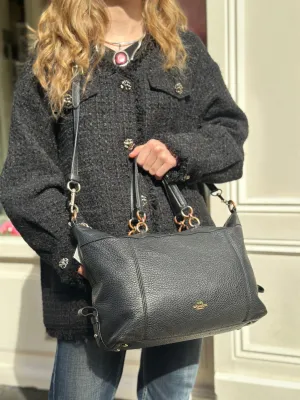 Coach Black Leather Crossbody
