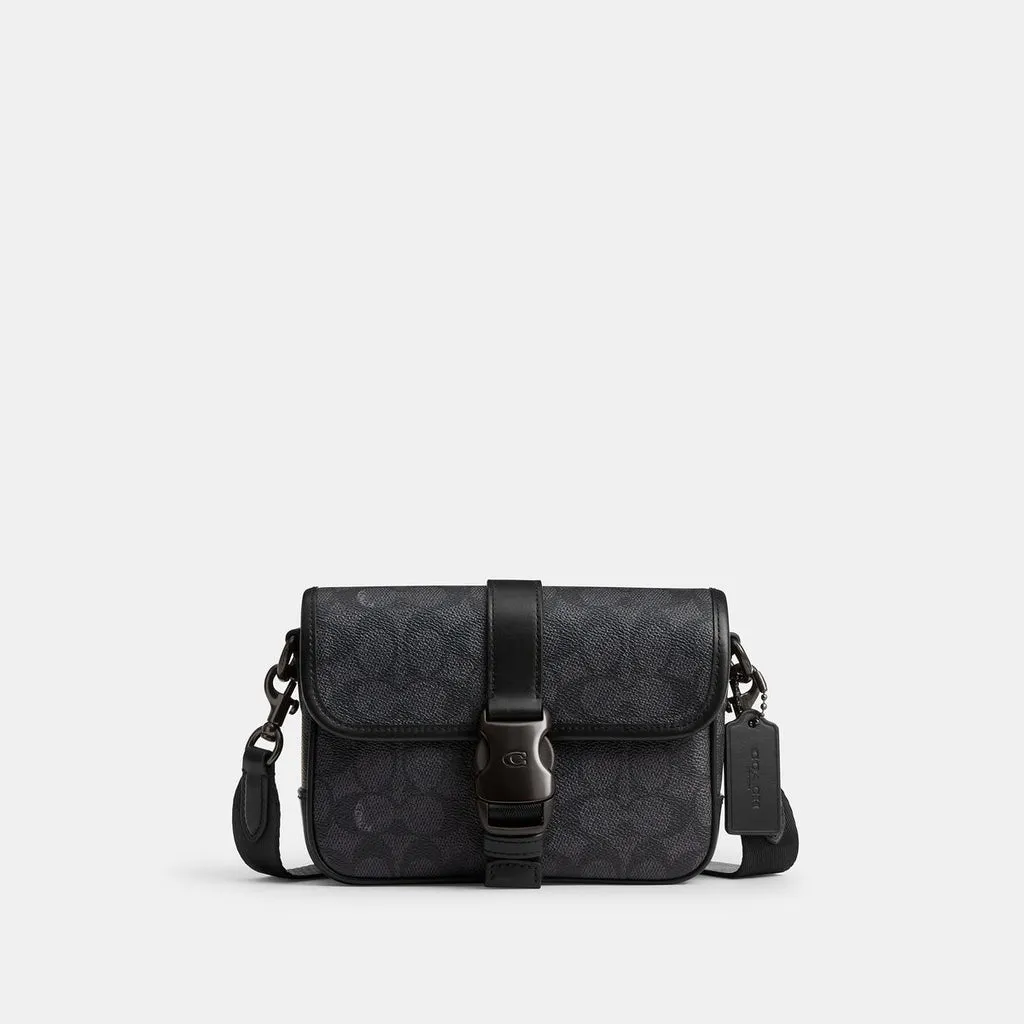 C.O.A.C.H League Crossbody Bag 19 In Signature Canvas