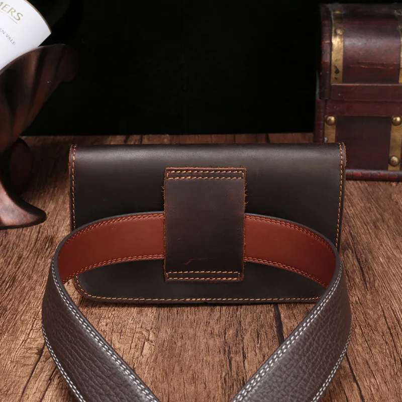 Cool Leather Belt Pouches for Men Waist Bag BELT BAG For Men