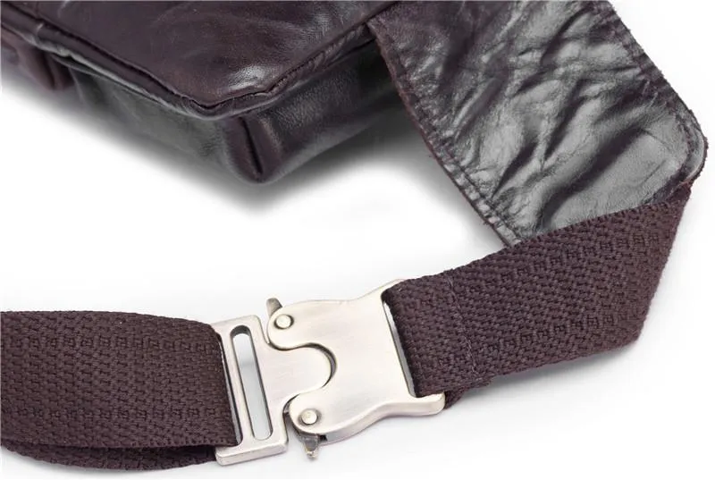 Cool LEATHER MENS BELT BAG FANNY BACK WAIST BAGs FANNY BAGS FOR MEN