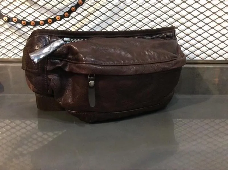 Cool Leather Mens FANNY PACK MENS WAIST BAG HIP PACK BELT BAG FOR MEN