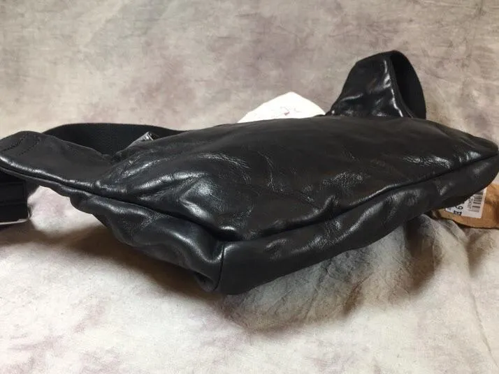 Cool Leather Mens FANNY PACK MENS WAIST BAG HIP PACK BELT BAG FOR MEN