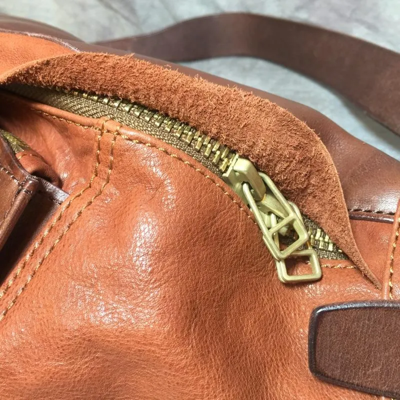 Cool Leather Mens FANNY PACK MENS WAIST BAG HIP PACK BELT BAG FOR MEN