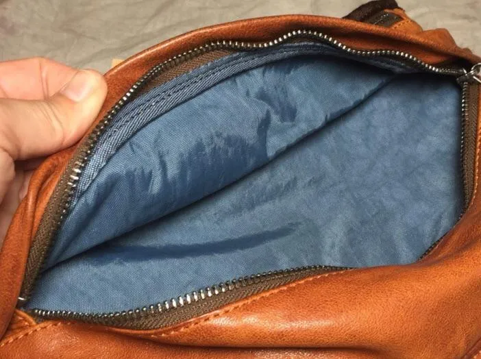 Cool Leather Mens FANNY PACK MENS WAIST BAG HIP PACK BELT BAG FOR MEN