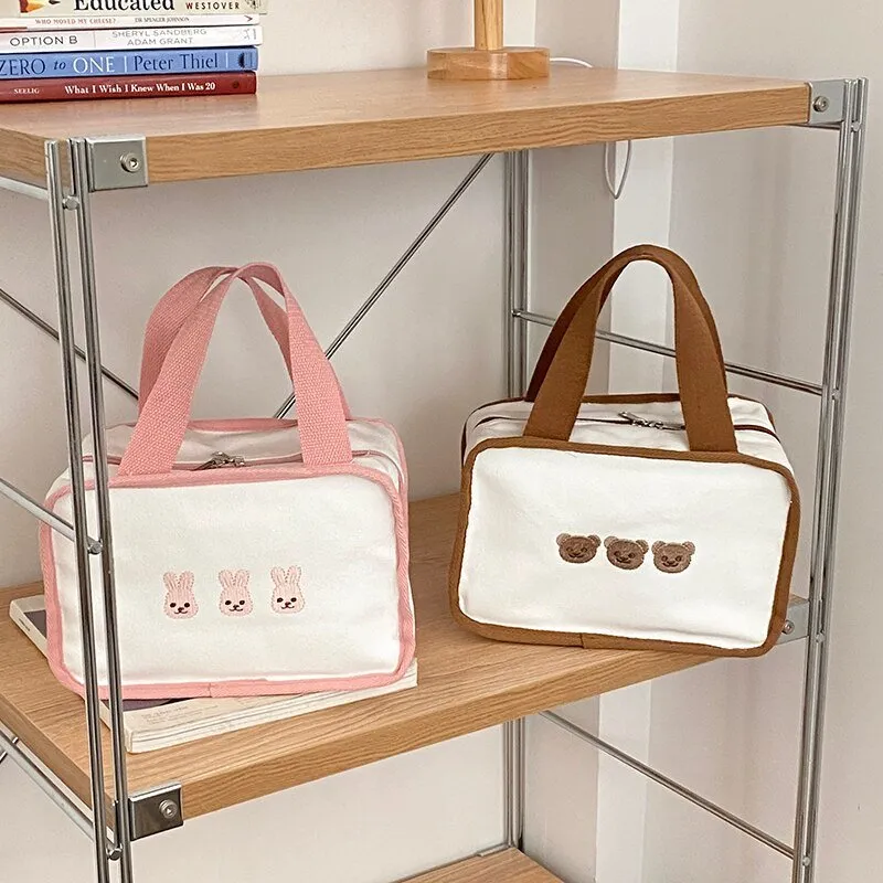 Cute Bears Bunnies Food Box