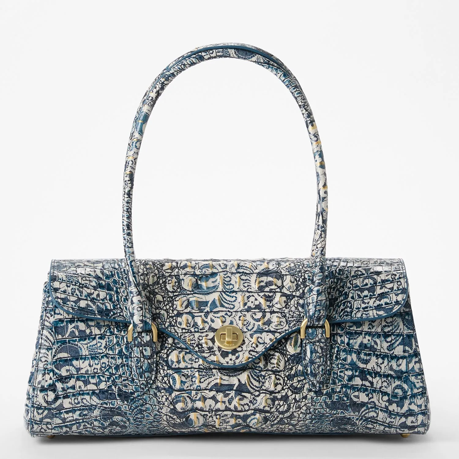 Dayan Satchel Blue Filigree Melbourne