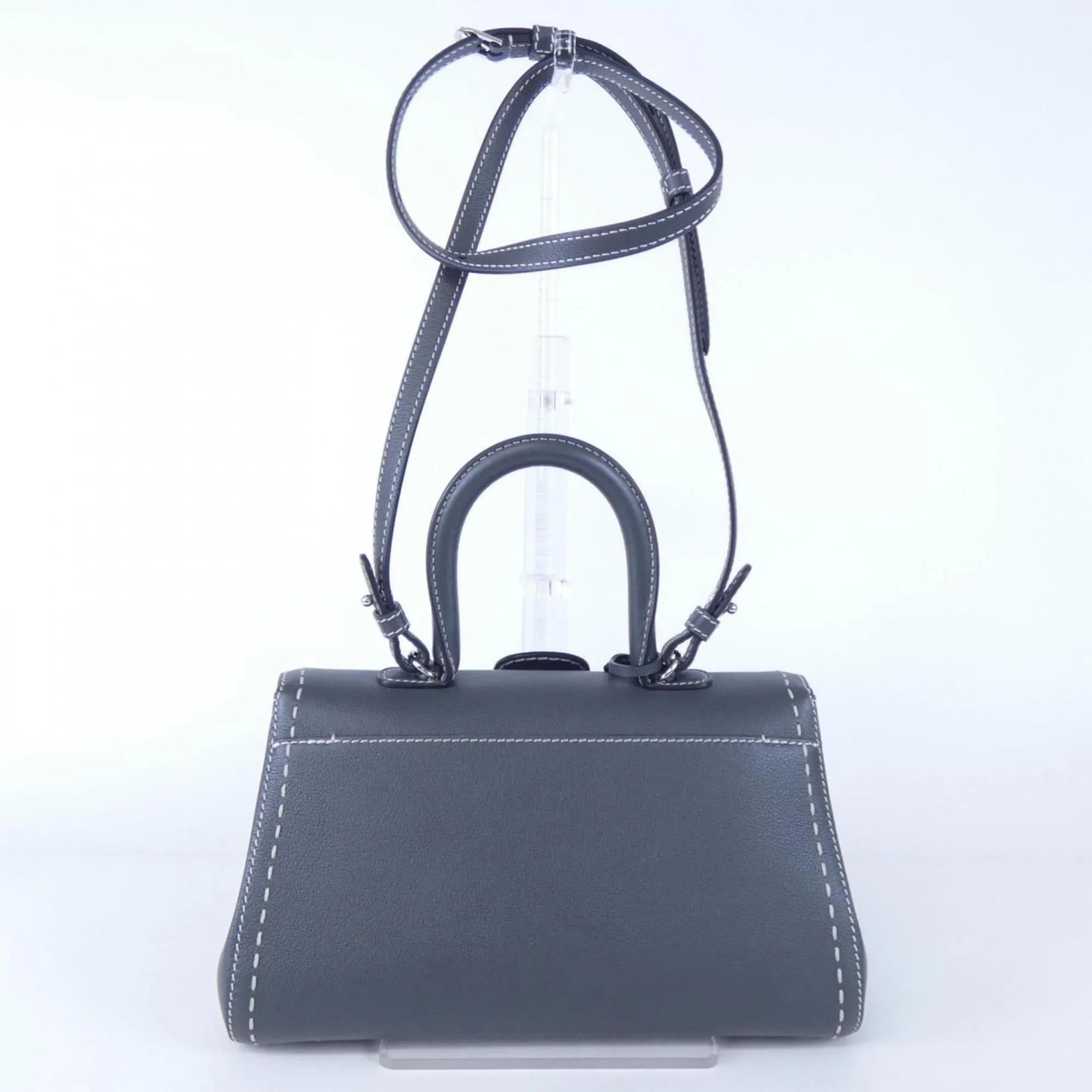 Delvaux Leather Handbag (Pre-Owned)