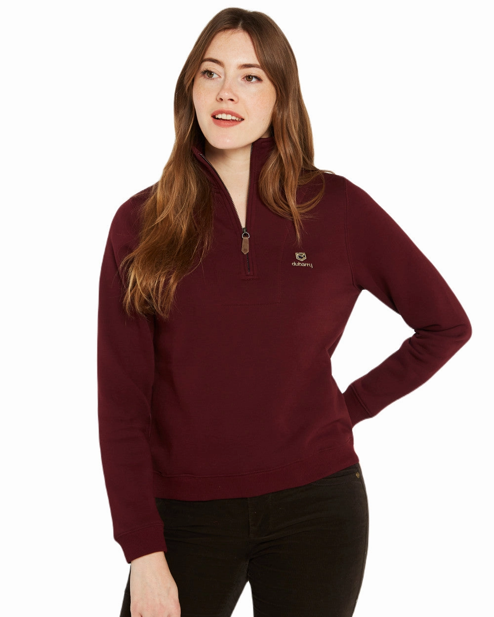 Dubarry Womens Castlemartyr Quarter Zip Sweatshirt