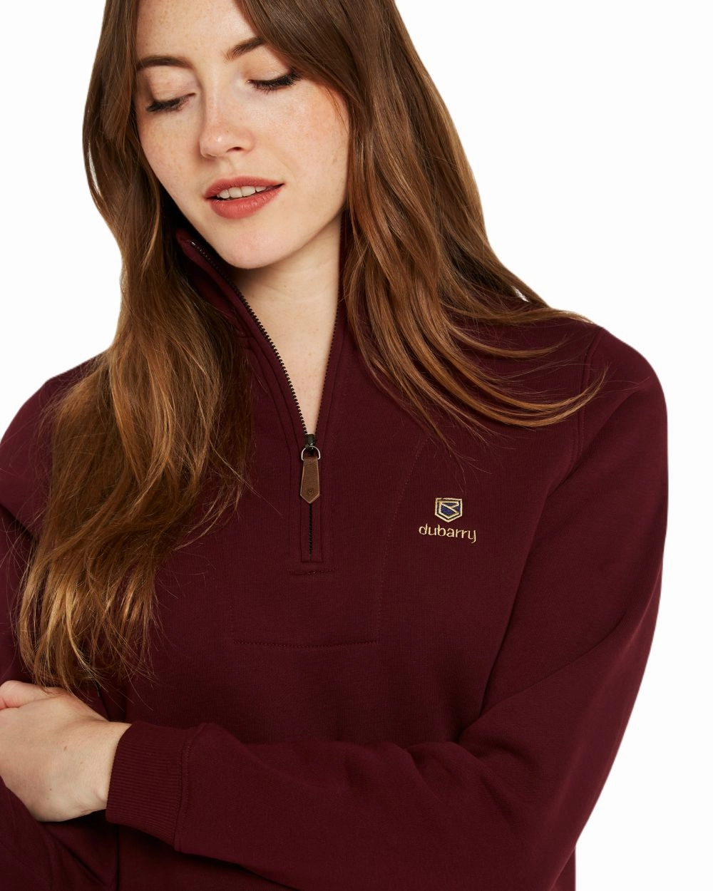 Dubarry Womens Castlemartyr Quarter Zip Sweatshirt