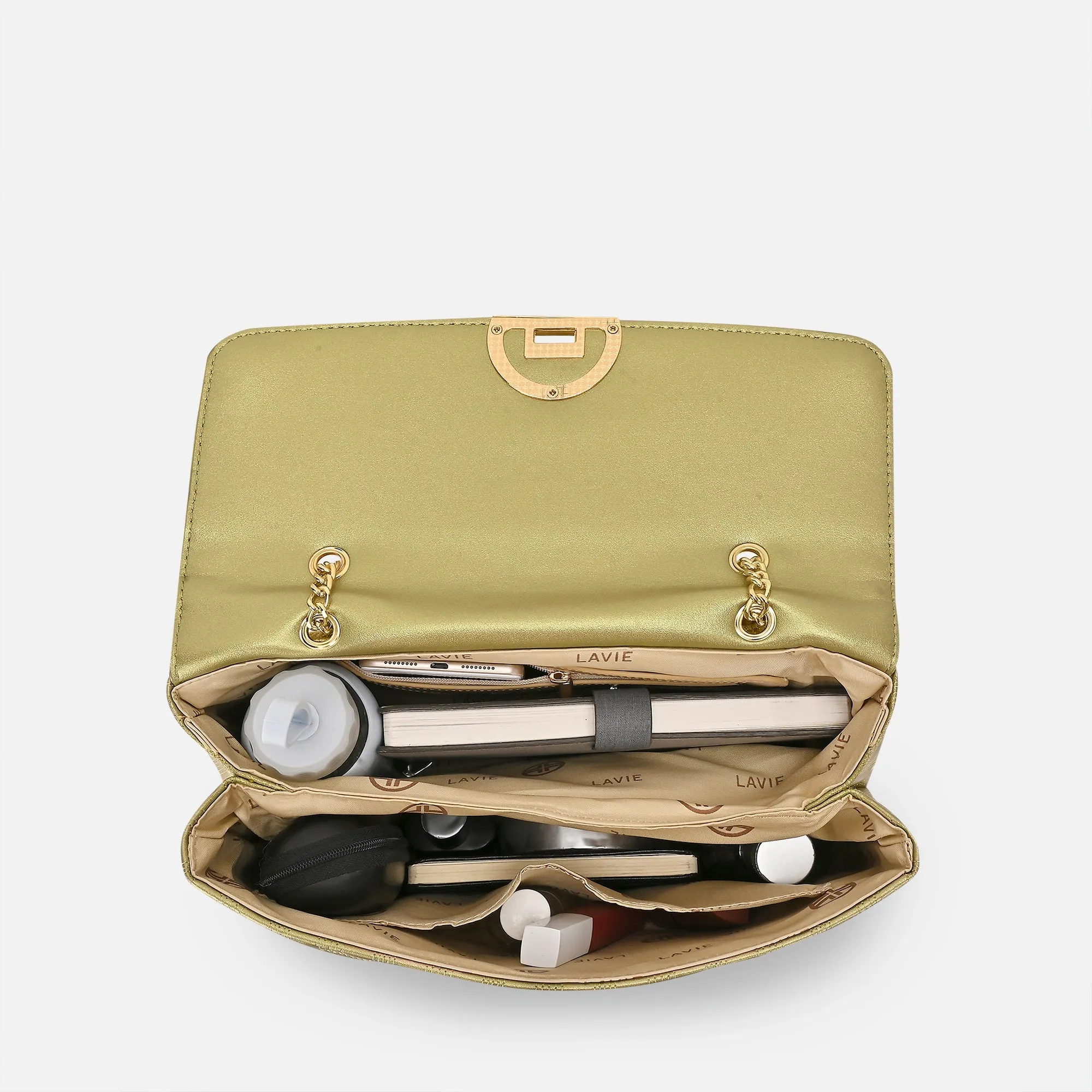Edel Large Flap Satchel Bag