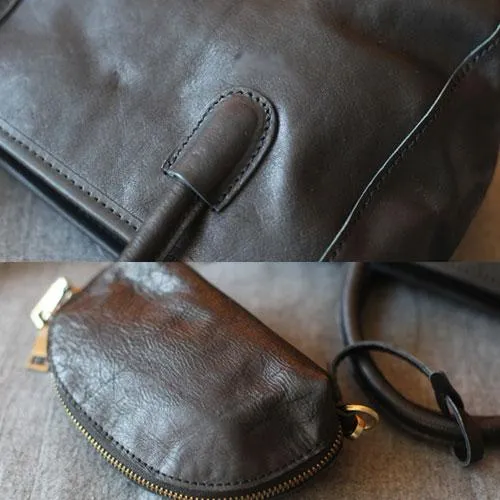Fashion Womens Black Leather Satchel Handbags Bucket Handbags Side Purse for Ladies