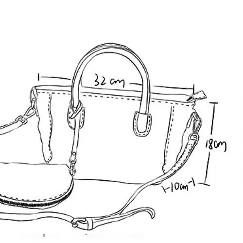 Fashion Womens Black Leather Satchel Handbags Bucket Handbags Side Purse for Ladies