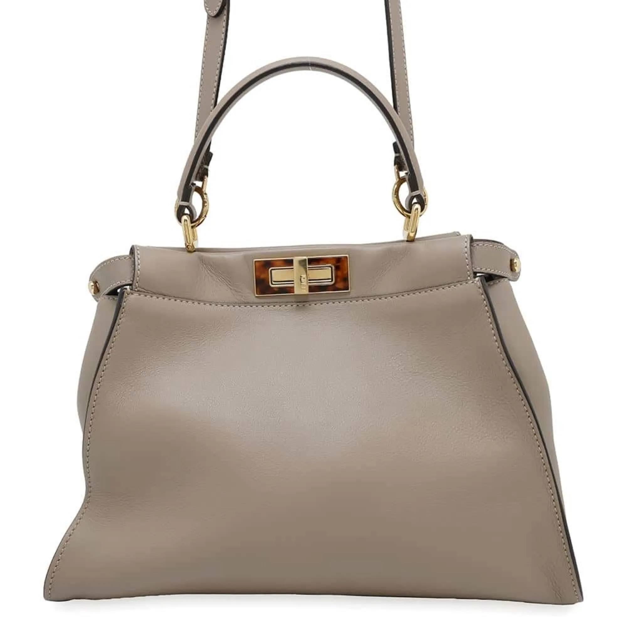Fendi Leather Handbag (Pre-Owned)