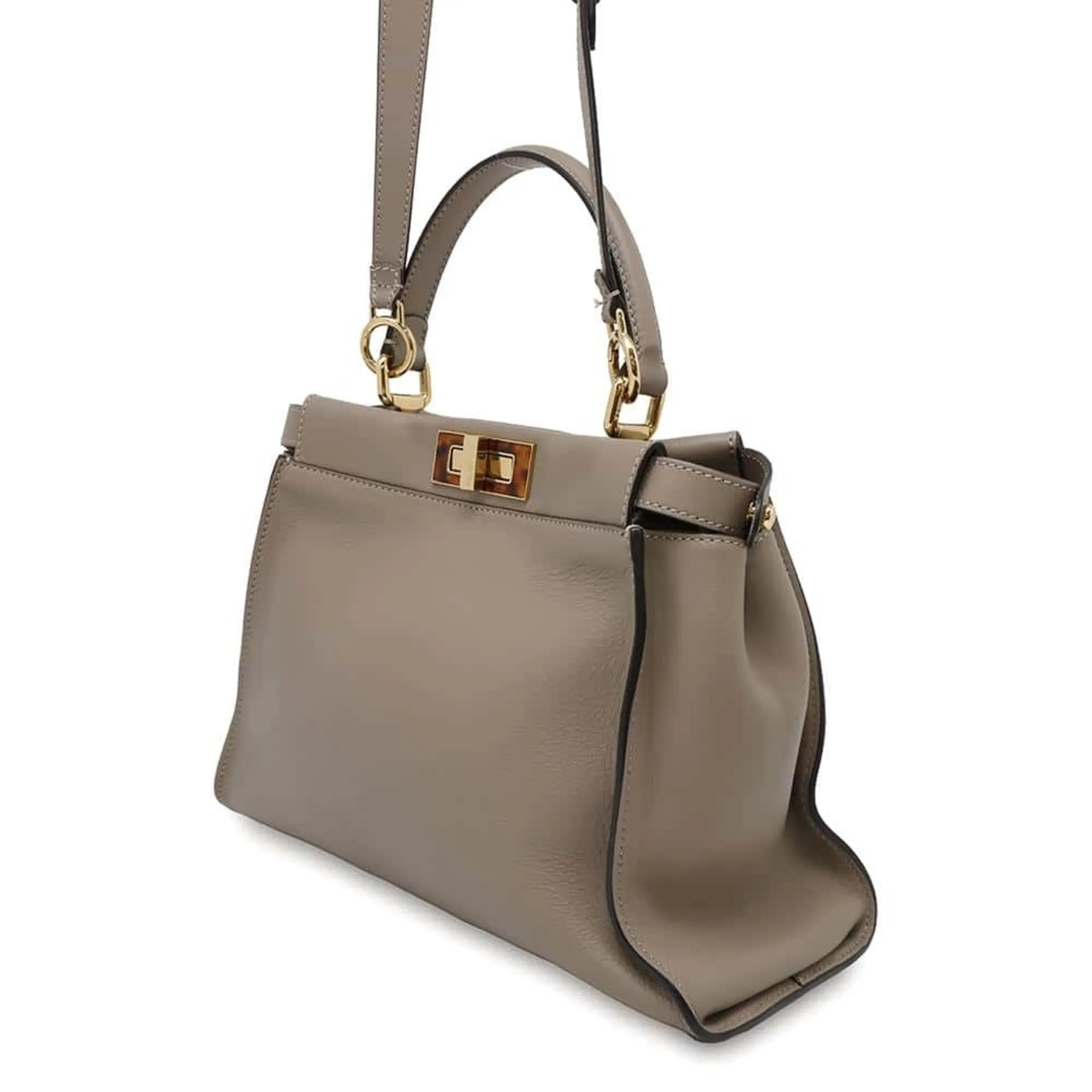 Fendi Leather Handbag (Pre-Owned)