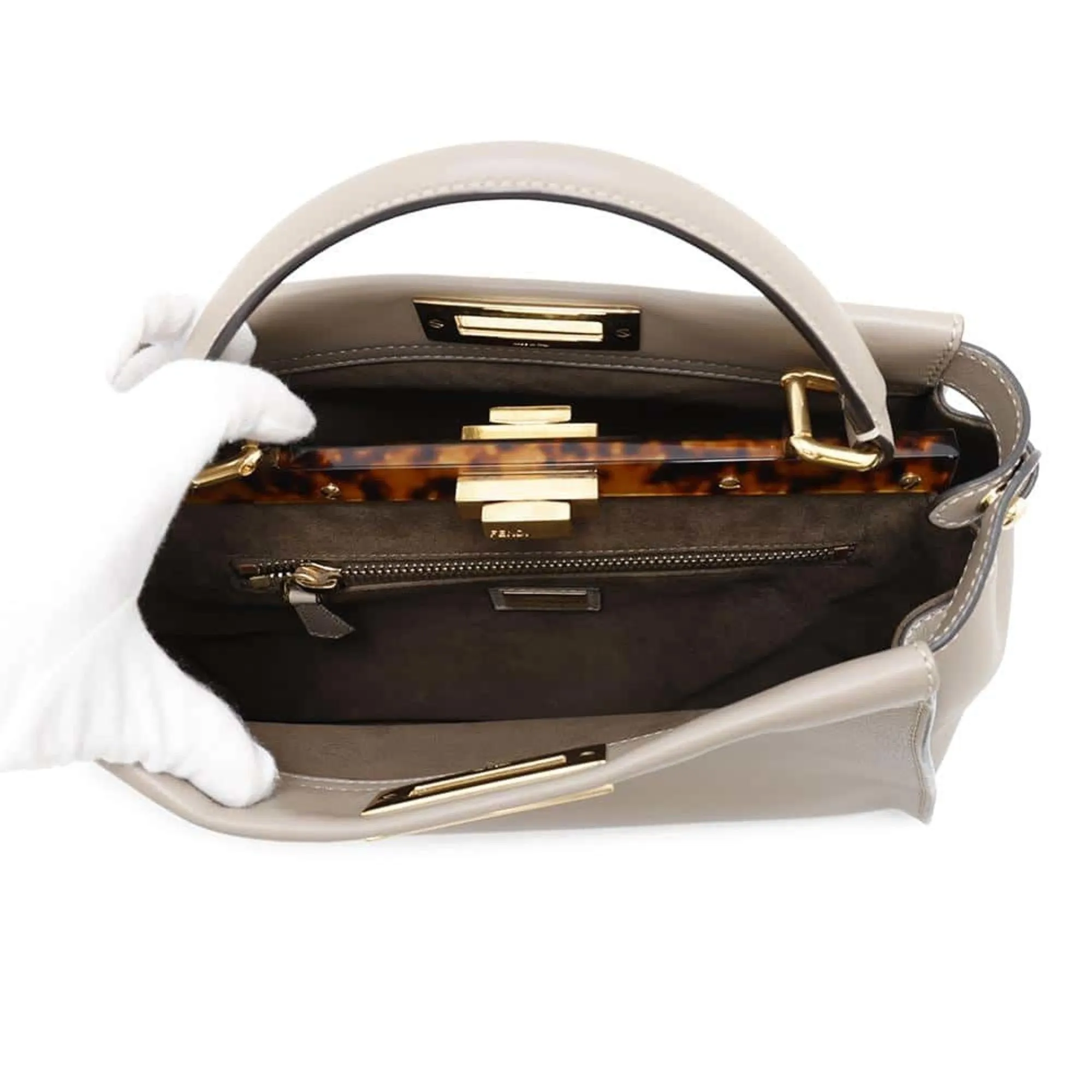 Fendi Leather Handbag (Pre-Owned)