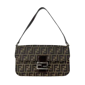 Fendi Nylon Canvas Handbag (Pre-Owned)