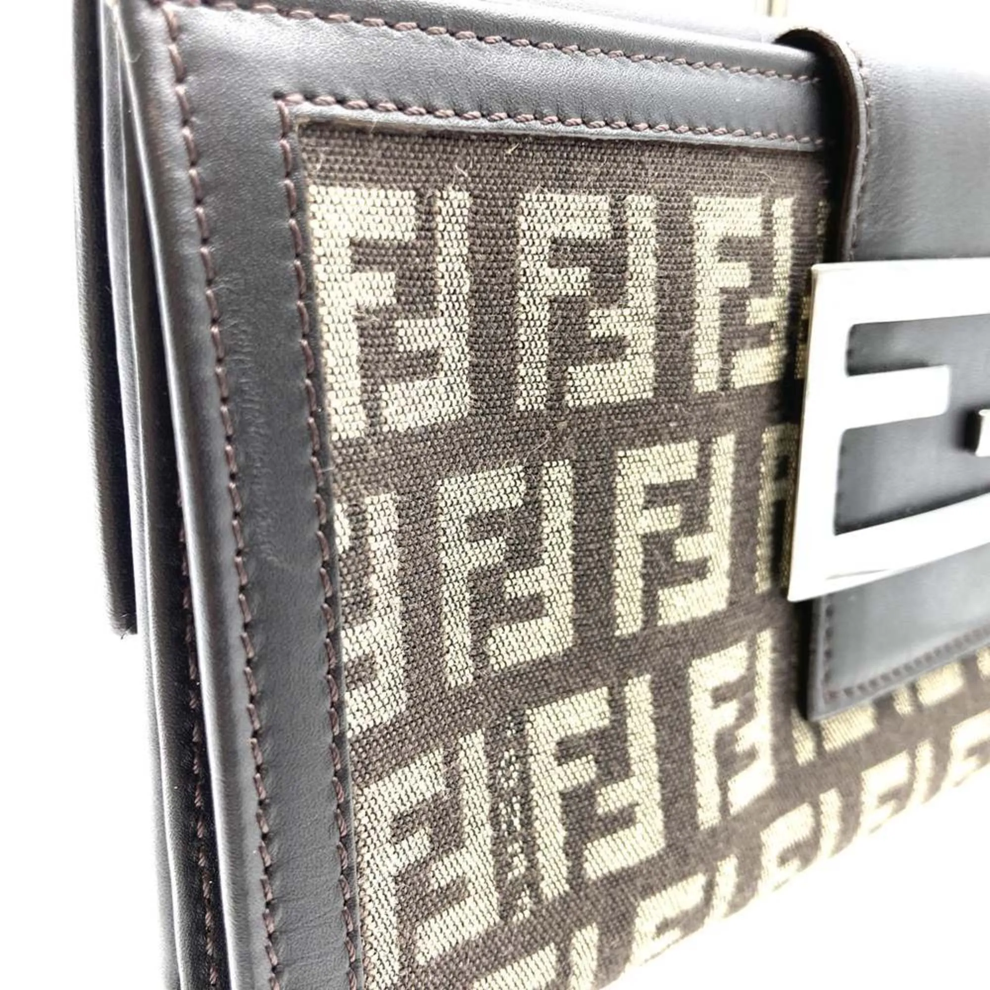 Fendi Zucchino Canvas Long Wallet (Bi-Fold) (Pre-Owned)