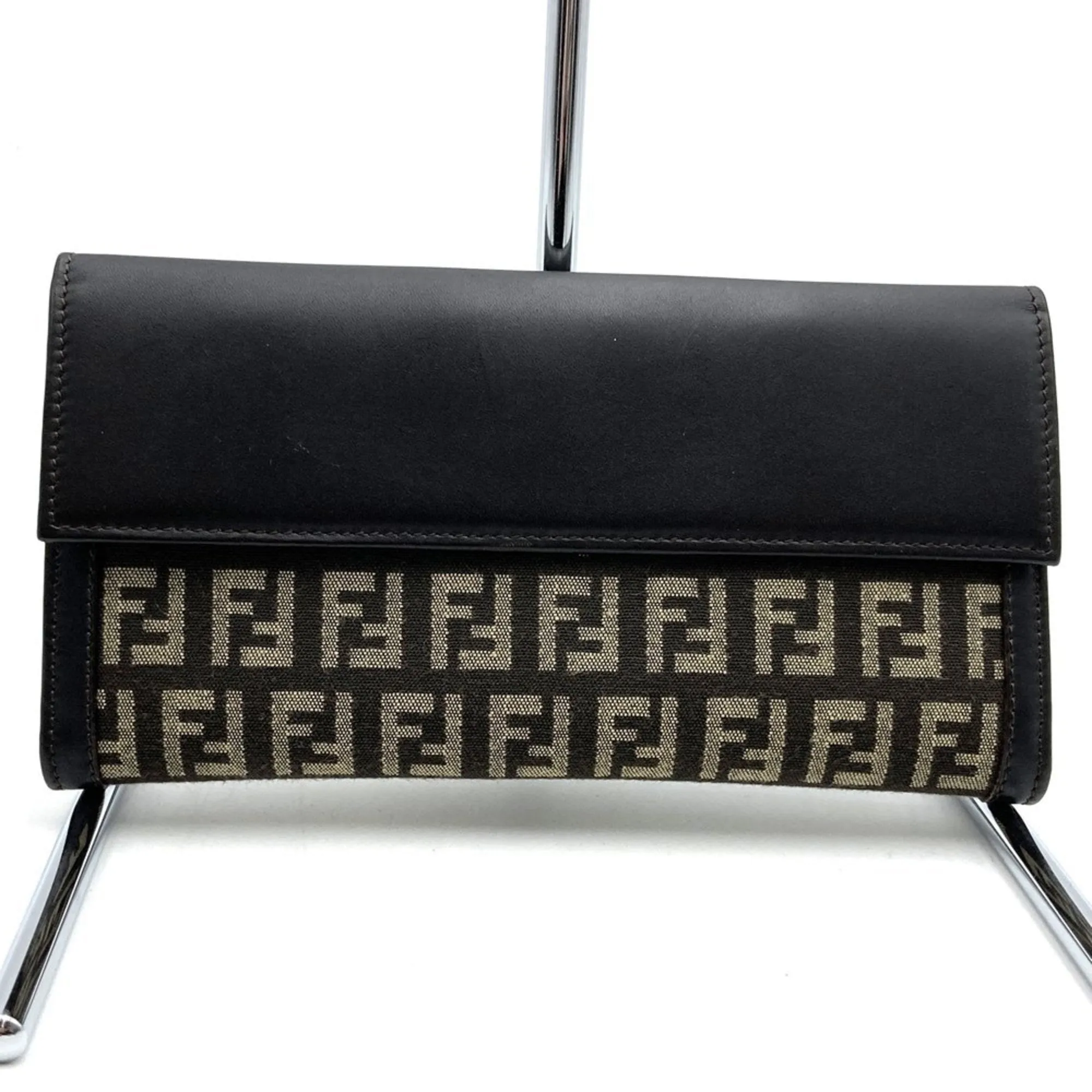 Fendi Zucchino Canvas Long Wallet (Bi-Fold) (Pre-Owned)