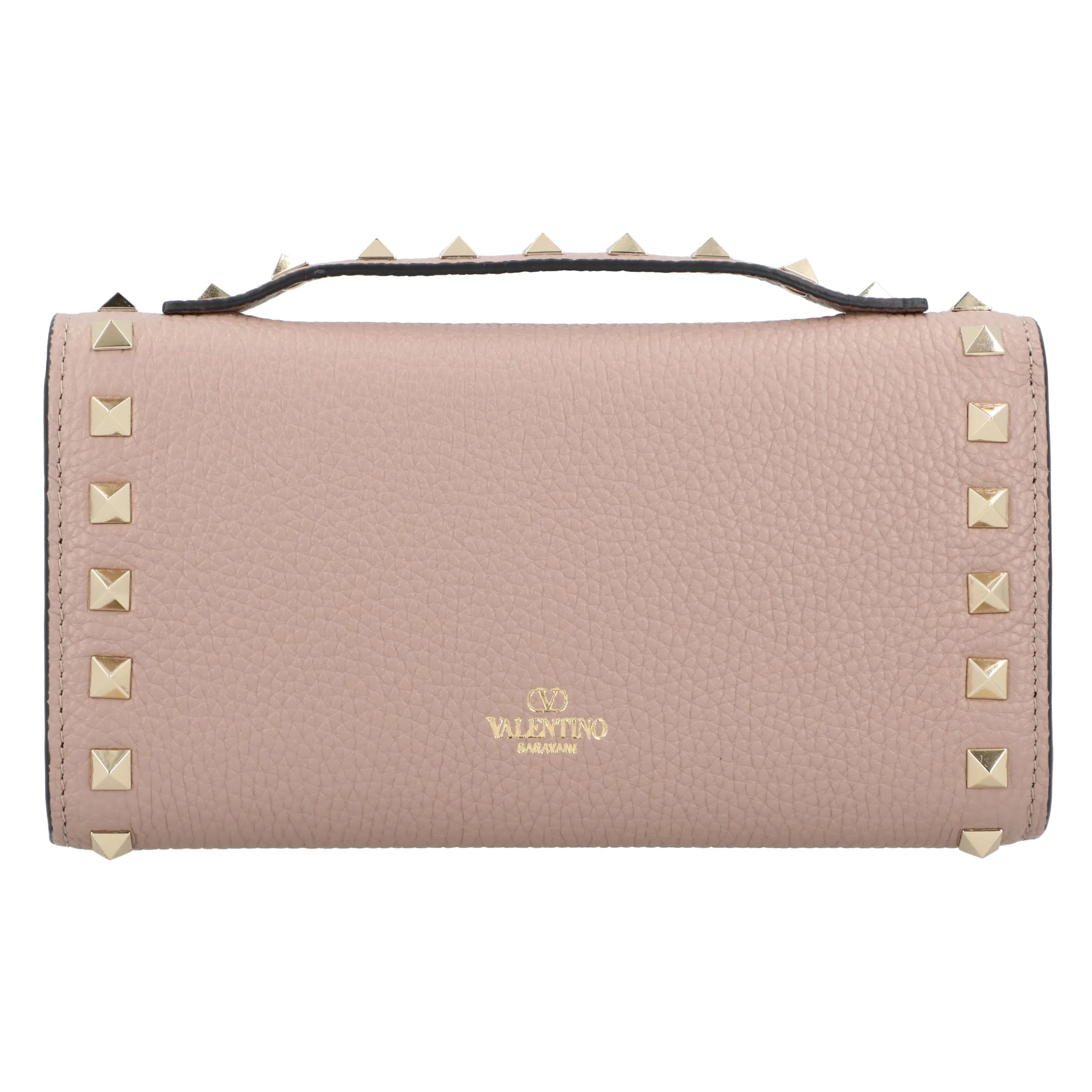 Garavani Rockstud Foldover Top Clutch Bag