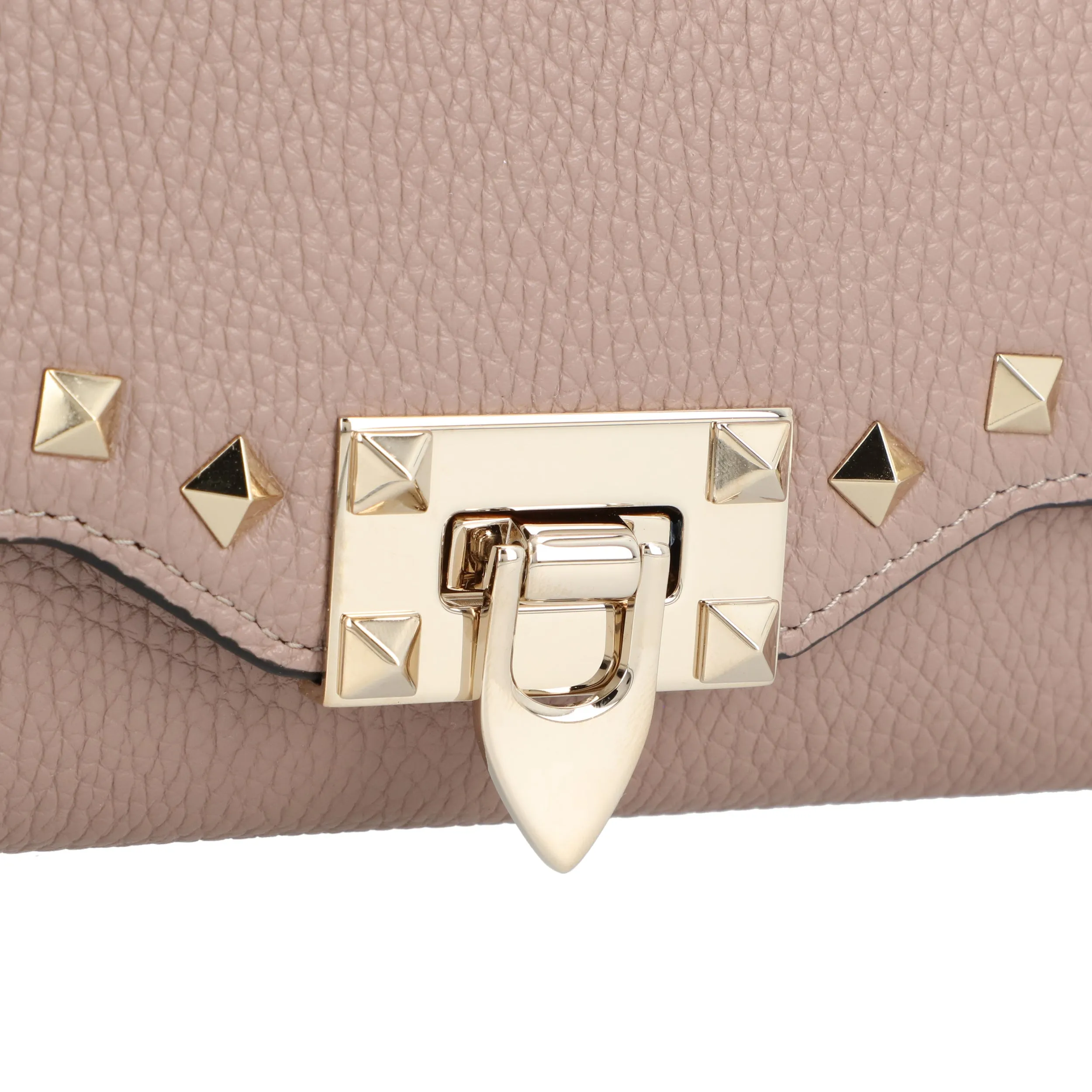 Garavani Rockstud Foldover Top Clutch Bag