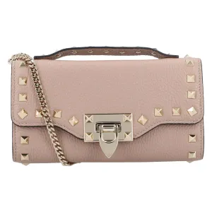 Garavani Rockstud Foldover Top Clutch Bag