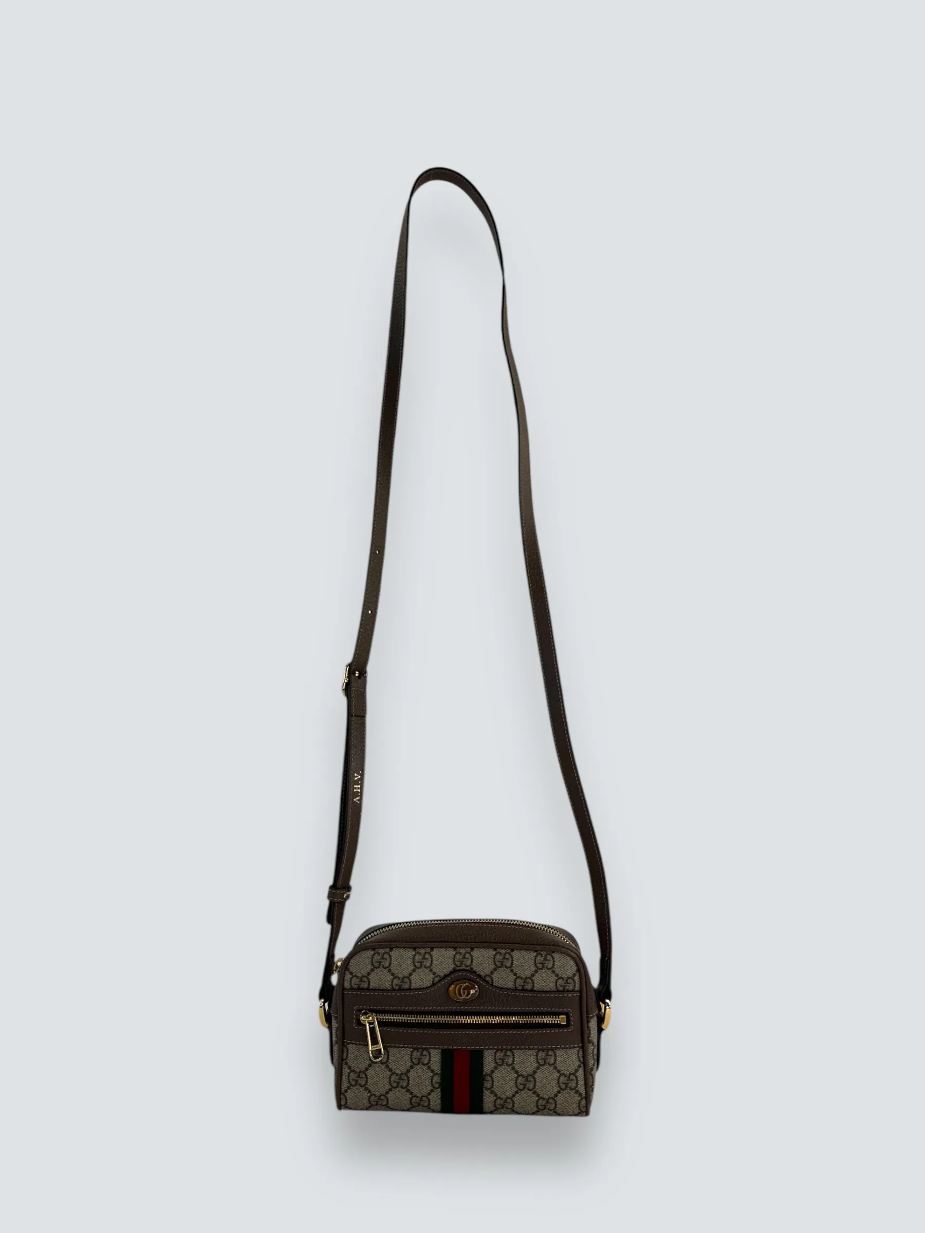 Gucci Small Monogram Canvas Supreme Ophidia Crossbody