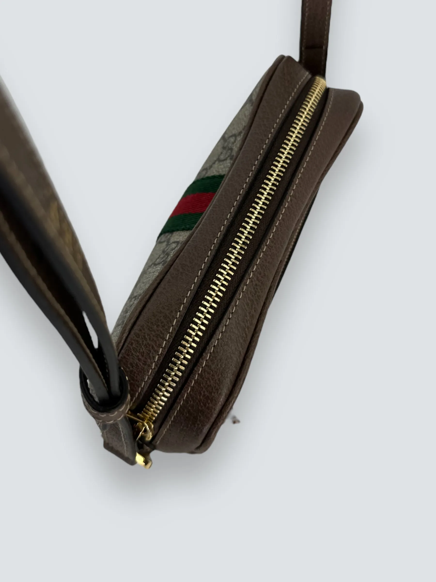 Gucci Small Monogram Canvas Supreme Ophidia Crossbody