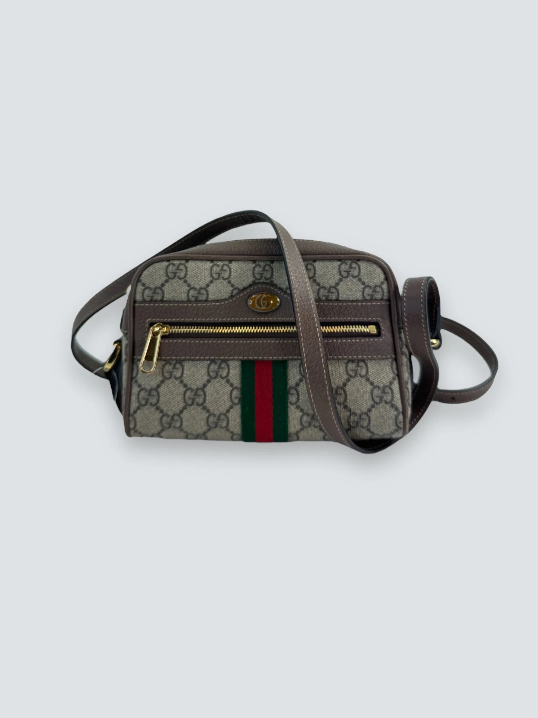 Gucci Small Monogram Canvas Supreme Ophidia Crossbody