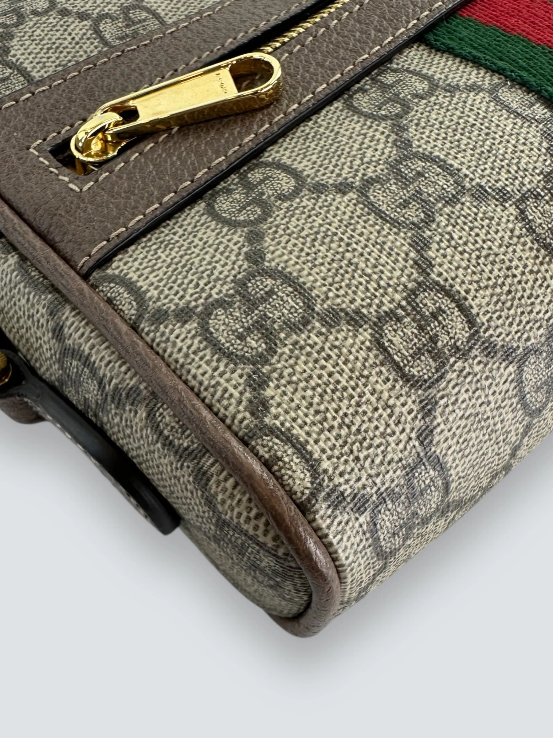 Gucci Small Monogram Canvas Supreme Ophidia Crossbody