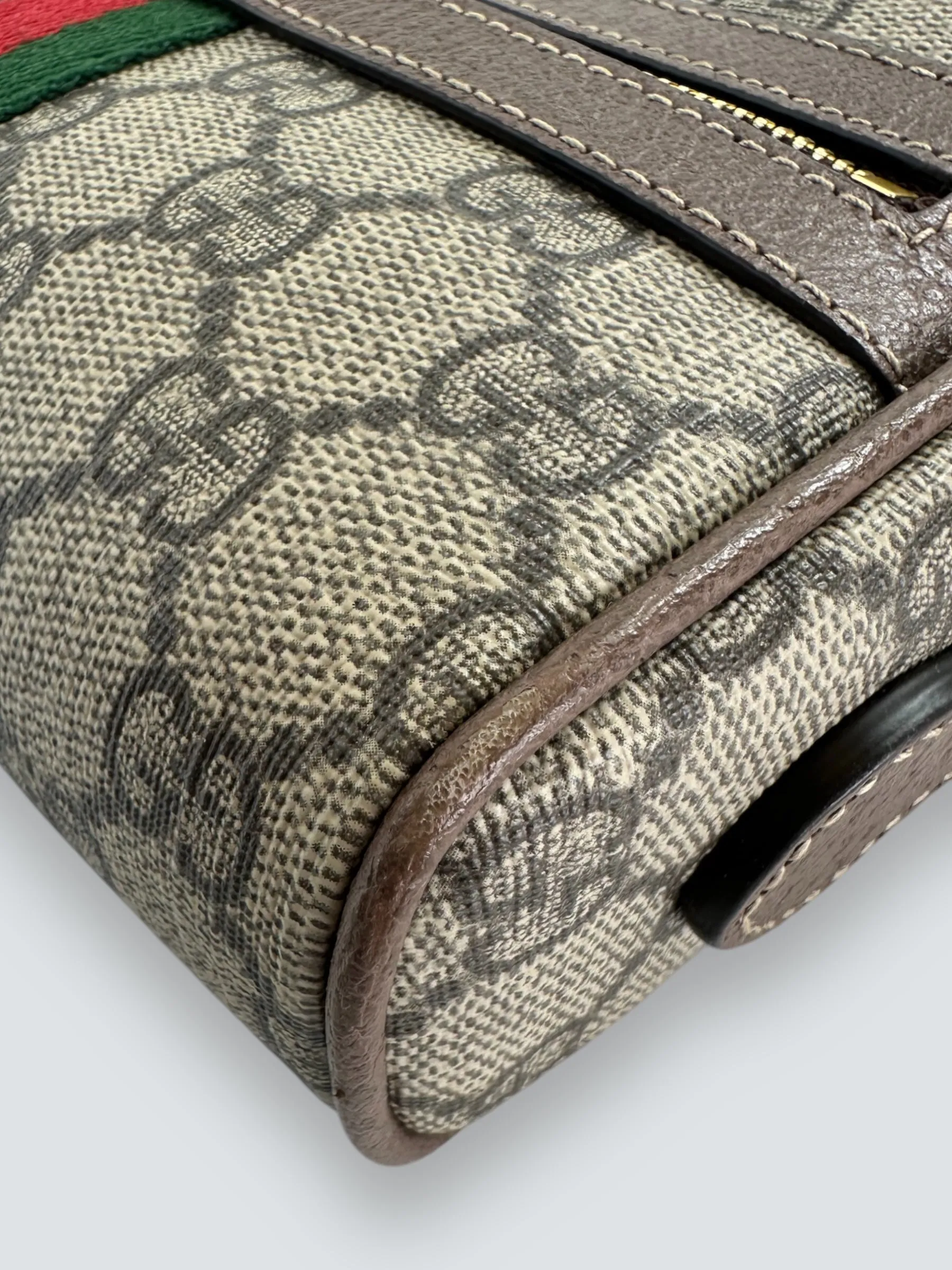 Gucci Small Monogram Canvas Supreme Ophidia Crossbody