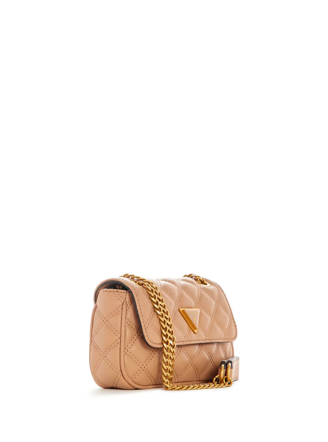 G.U.E.S.S Beige giully Mini Convertible Crossbody Bag